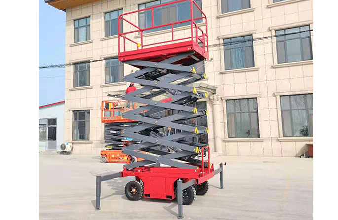 移動剪叉式升降機(jī)（人力推拉款）